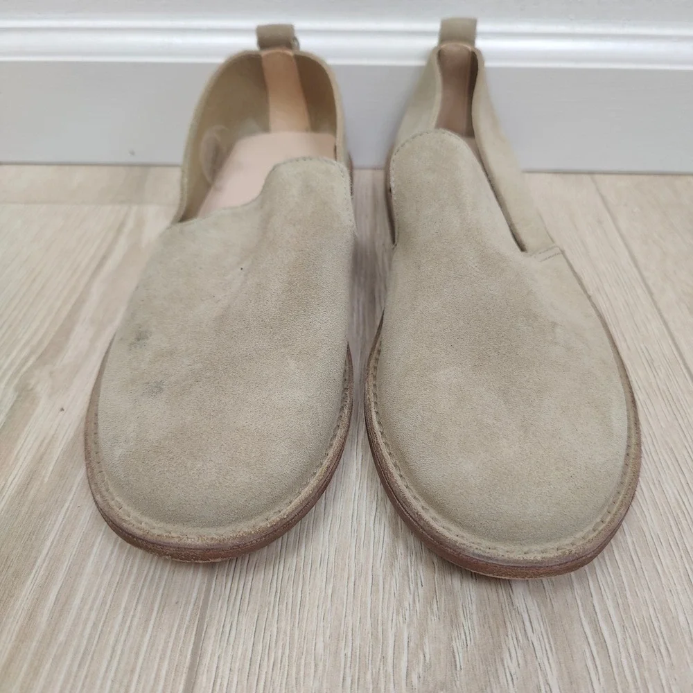 Astorflex 1820 Patnoflex Shoes Mens 41 Beige Suede Slip On Loafers Made In Italy
